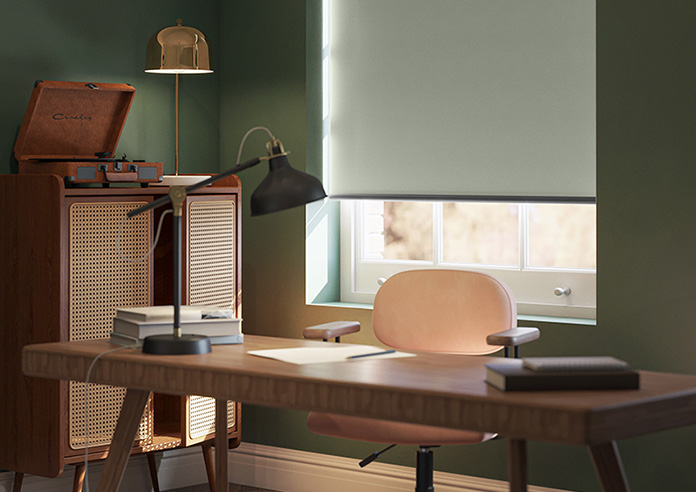 Rivulet (Blackout), Grey Mist - Roller Blind - Image 5